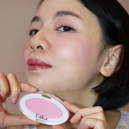 ラブシルクブラッシュ/Laka/パウダーチークを使ったクチコミ(9枚目)
