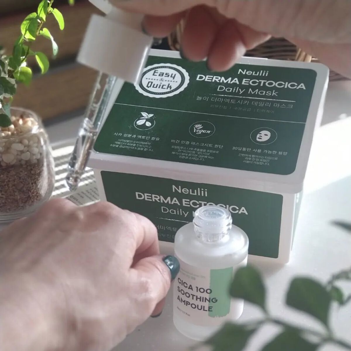 シカ100スージングアンプル/Neulii/美容液を使ったクチコミ（3枚目）