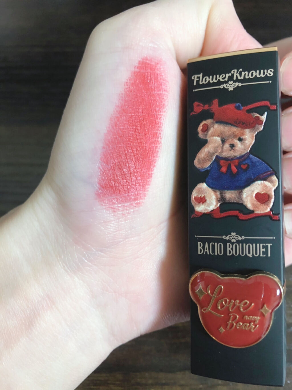 Love Bear マットリップスティック/FlowerKnows/口紅を使ったクチコミ（3枚目）