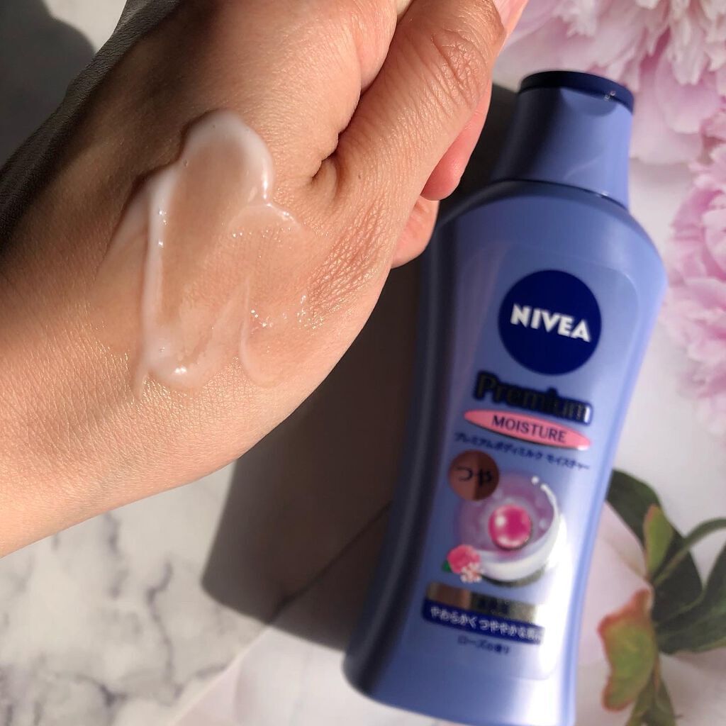 ニベア プレミアムボディミルク モイスチャー/ニベア/ボディミルクを使ったクチコミ(4枚目)