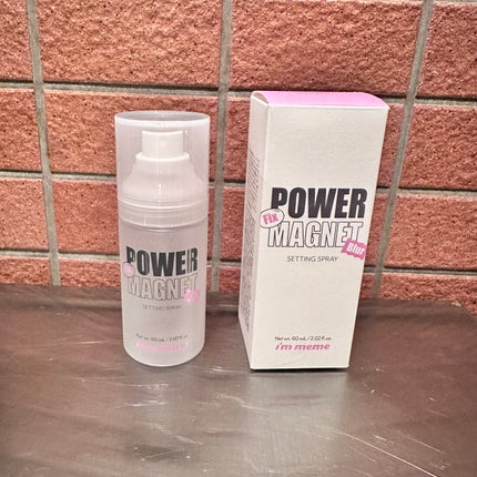 パワーマグネットセッティングスプレー/i’m meme/フィックスミストを使ったクチコミ(1枚目)