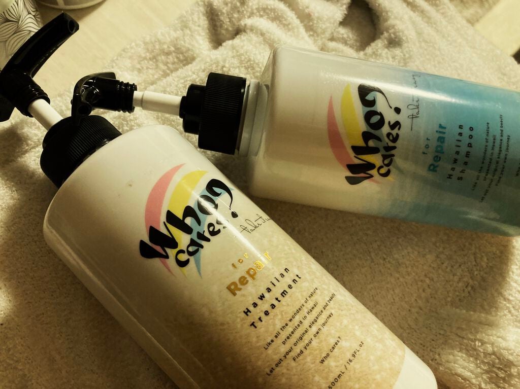 ハワイアンシャンプー&トリートメント <リペア>/who cares?/市販シャンプーを使ったクチコミ(1枚目)
