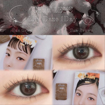 Lily Daze/chuu LENS/ワンデー(1DAY)カラコンを使ったクチコミ(1枚目)