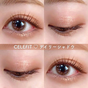 CLARA CONTACT レムブラウンのクチコミ「🖇𓊆#CELEFIT 𓊇
#アイズフィットデイリーシャドウ

CELEFIT様よりいただいた
.....」（1枚目）