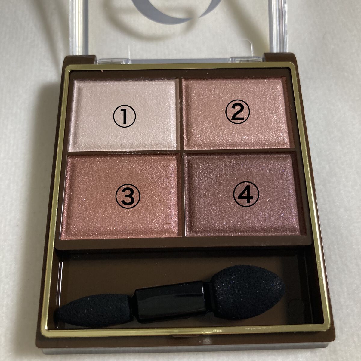 スキニーリッチシャドウ/excel/アイシャドウパレットを使ったクチコミ（3枚目）