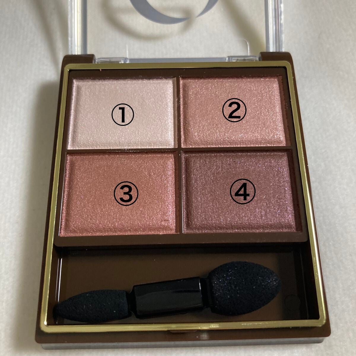 スキニーリッチシャドウ/excel/アイシャドウパレットを使ったクチコミ(3枚目)