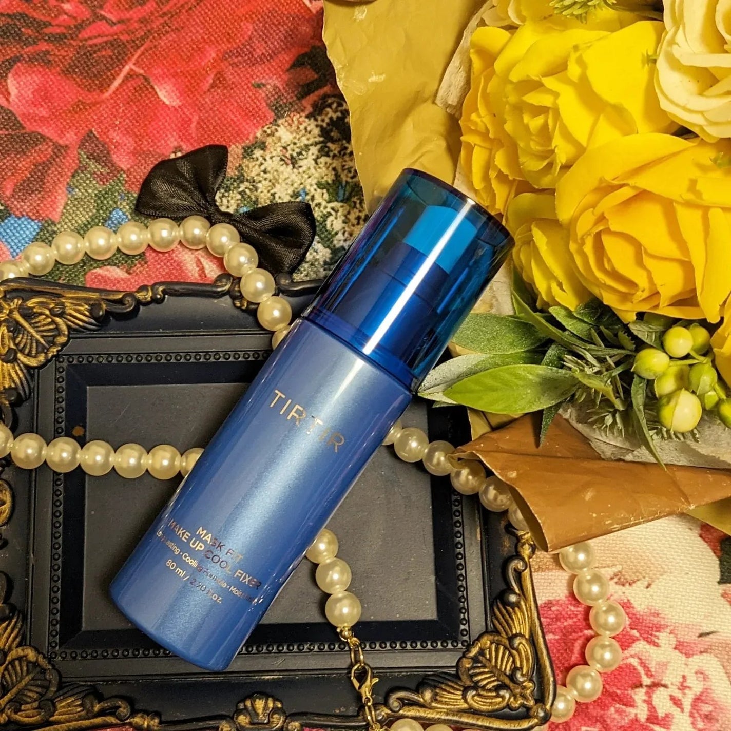 マスクフィットメイクアップ クールフィクサー/TIRTIR(ティルティル)/フィックスミストを使ったクチコミ(2枚目)