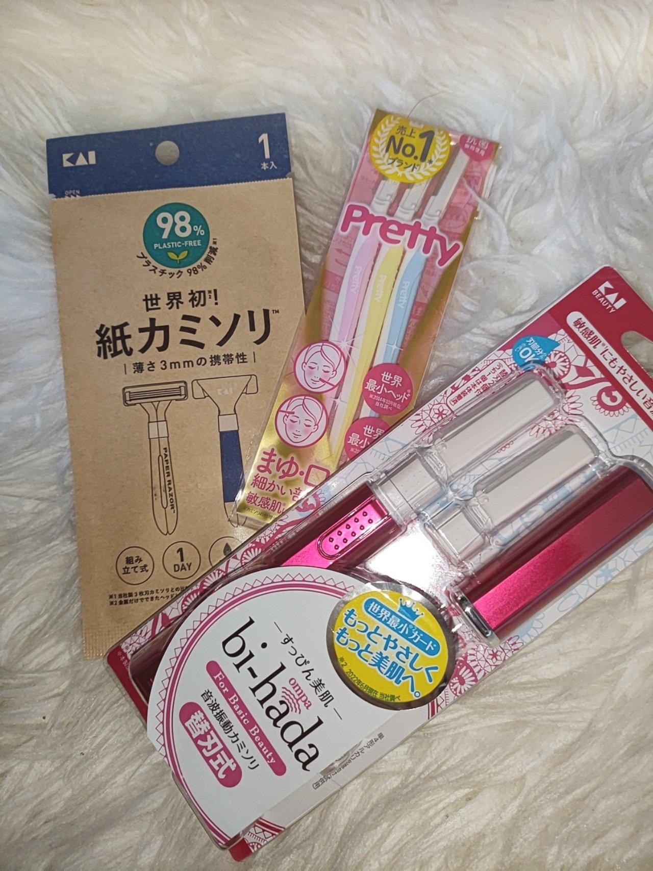 プリティー スリムL 3本入/貝印/シェーバーを使ったクチコミ（1枚目）