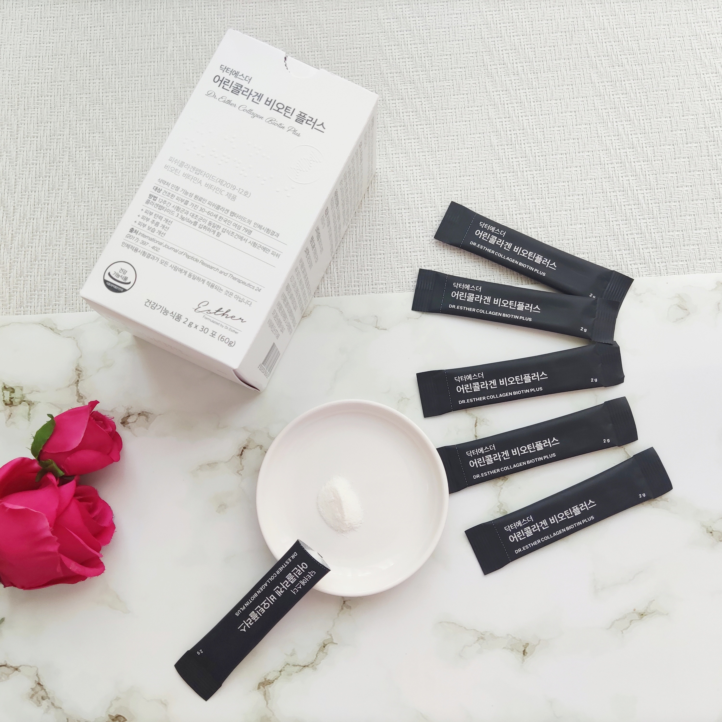 ドクターエスター魚鱗コラーゲンビオチンプラス/ESTHER FORMULA/美容サプリメントを使ったクチコミ（1枚目）