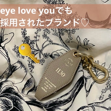 ホテルライクなおしゃキーホルダー🔑
《 @lovst_tokyo 》

lovst tokyoの人気アイテム
apple room key！
lovstといえばeye love youでふみちゃんが
4