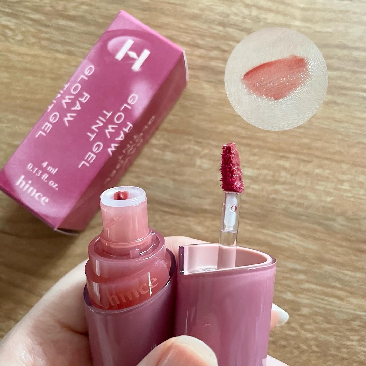 ロウグロウジェルティント/hince/リップティントを使ったクチコミ(2枚目)
