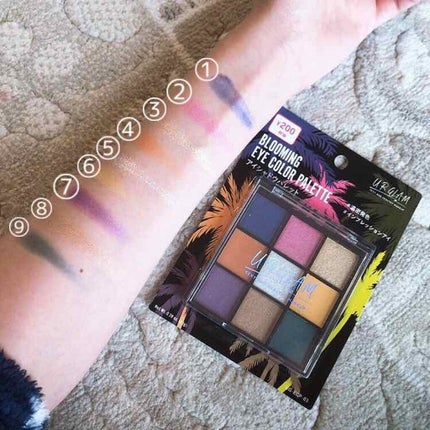 UR GLAM BLOOMING EYE COLOR PALETTE/U R GLAM/アイシャドウパレットを使ったクチコミ(1枚目)