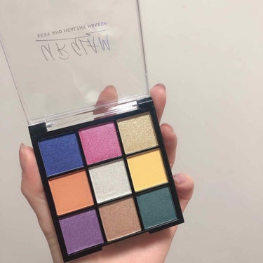 UR GLAM　BLOOMING EYE COLOR PALETTE/U R GLAM/パウダーアイシャドウを使ったクチコミ（2枚目）