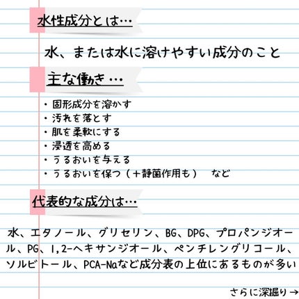 elan_lotus on LIPS 「ベース成分化粧品の骨格となるもの。70%以上を占めるものもある..」(4枚目)