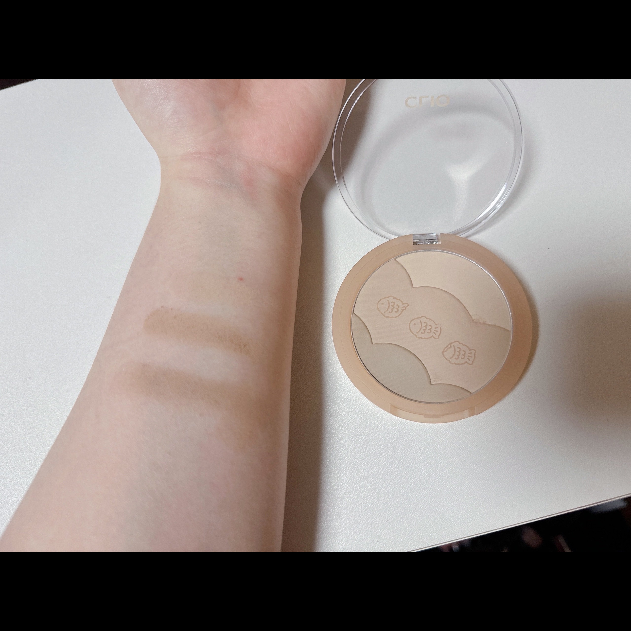 シェードアンドシェーディング 02 ブルべコントゥアリング（COOL CONTOURING）/CLIO/シェーディングを使ったクチコミ（2枚目）