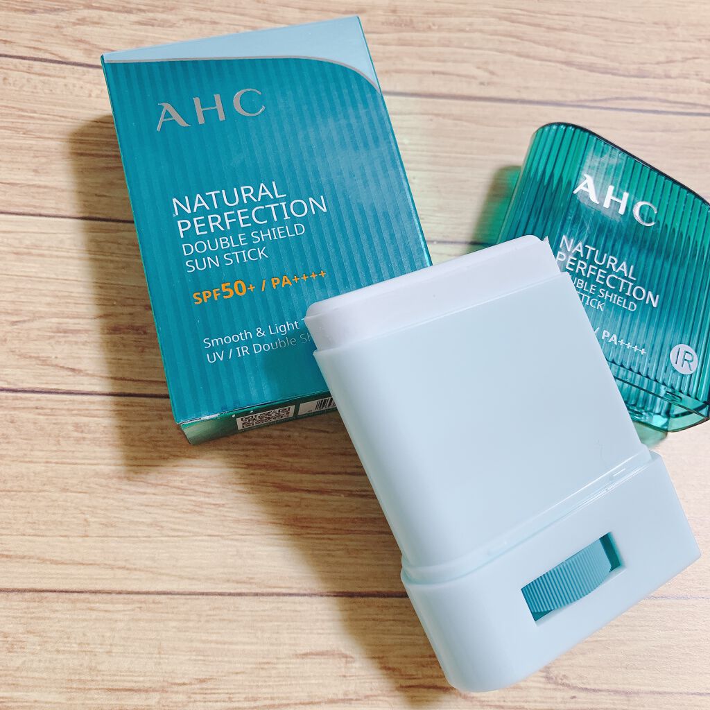 ナチュラル パーフェクション ダブル シールド サンスティック/AHC/日焼け止めスティックを使ったクチコミ(2枚目)