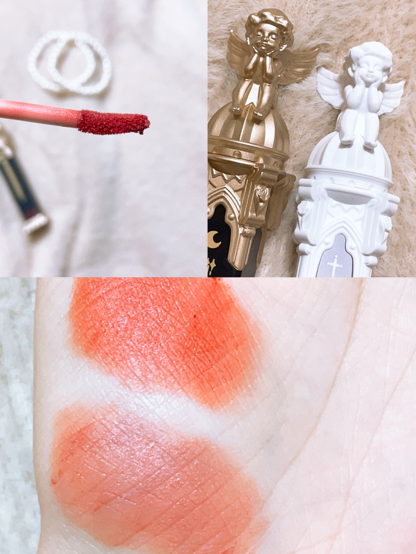 リトルエンジェルフェザーマットリップ/FlowerKnows/口紅を使ったクチコミ(4枚目)