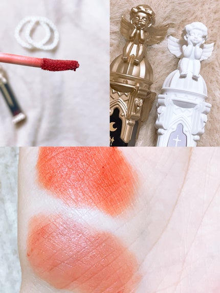 リトルエンジェルフェザーマットリップ/FlowerKnows/口紅を使ったクチコミ(4枚目)