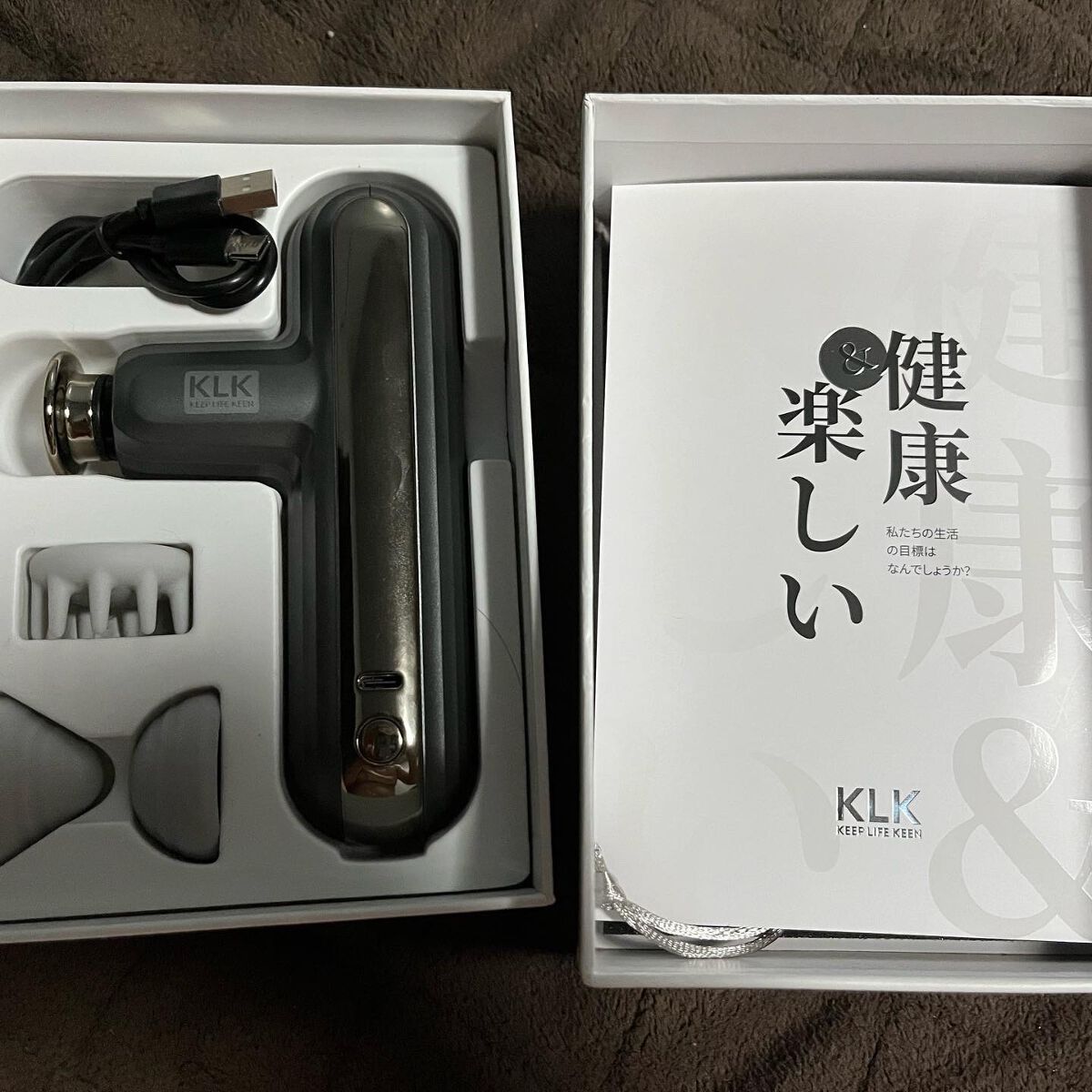 筋膜リリースガン/KLK/マッサージガンを使ったクチコミ（1枚目）