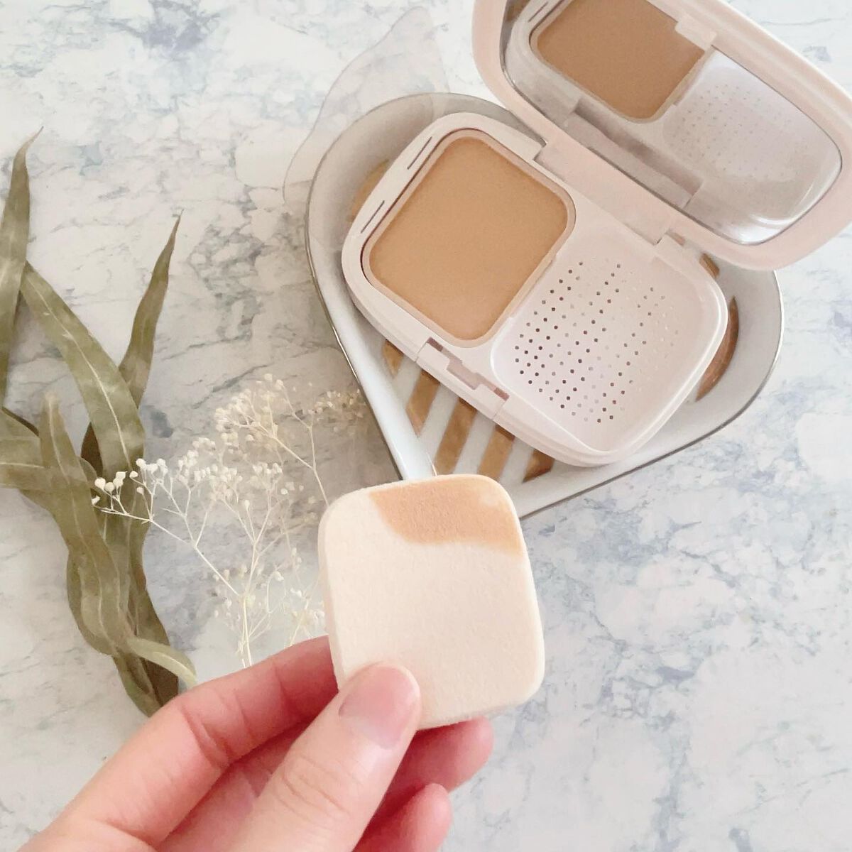 パウダーファンデーション/media luxe/パウダーファンデーションを使ったクチコミ(4枚目)