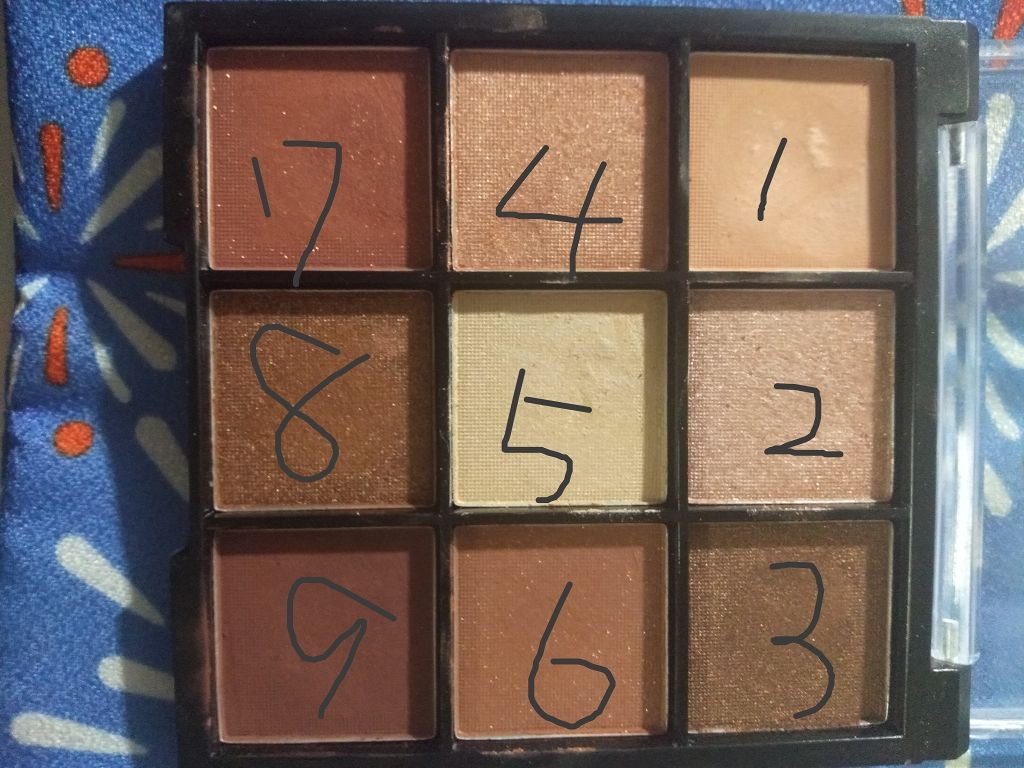 UR GLAM　BLOOMING EYE COLOR PALETTE/U R GLAM/アイシャドウパレットを使ったクチコミ（1枚目）