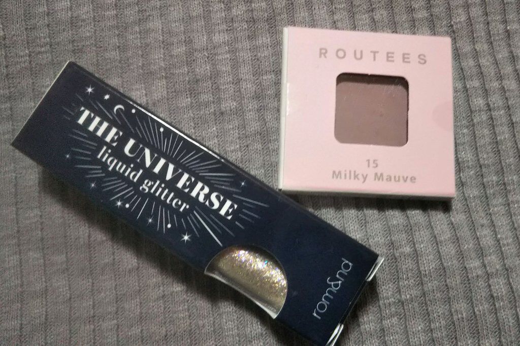 リキッド グリッター シャドウ/rom&nd/グリッターを使ったクチコミ(2枚目)