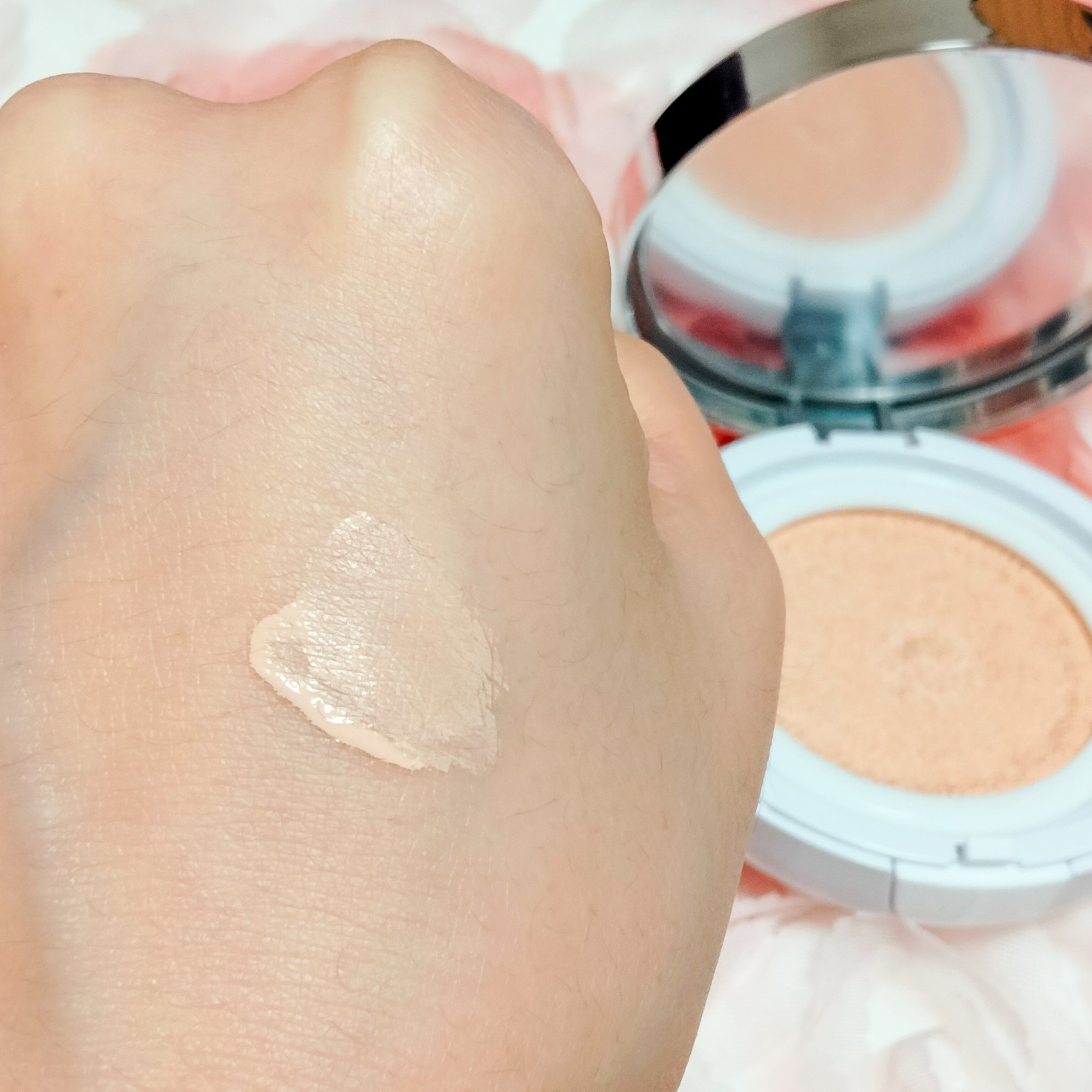 Glow High Cover Cushion/orin/クッションファンデーションを使ったクチコミ（2枚目）