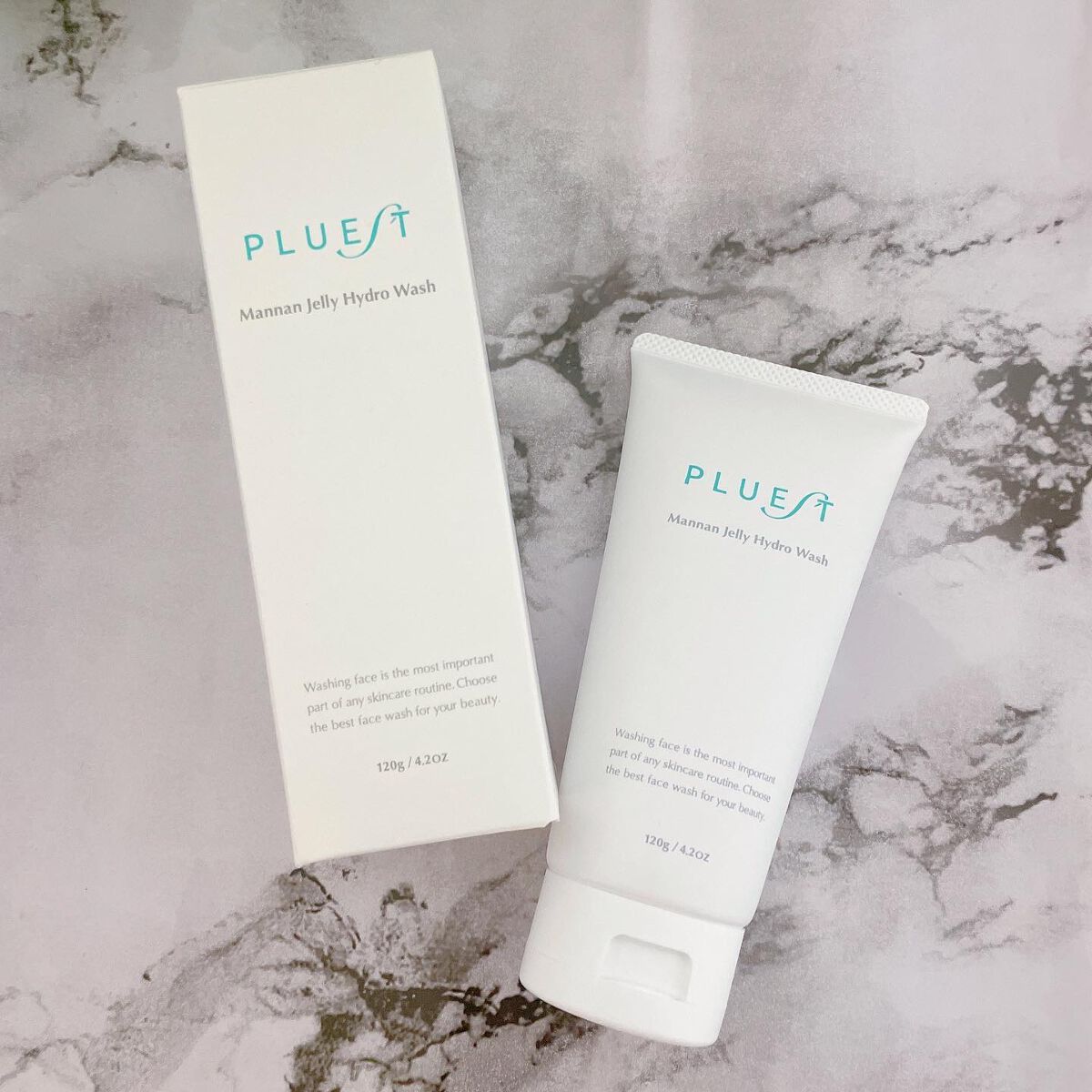 マンナンジェリーハイドロウォッシュ/PLUEST/洗顔料を使ったクチコミ（1枚目）