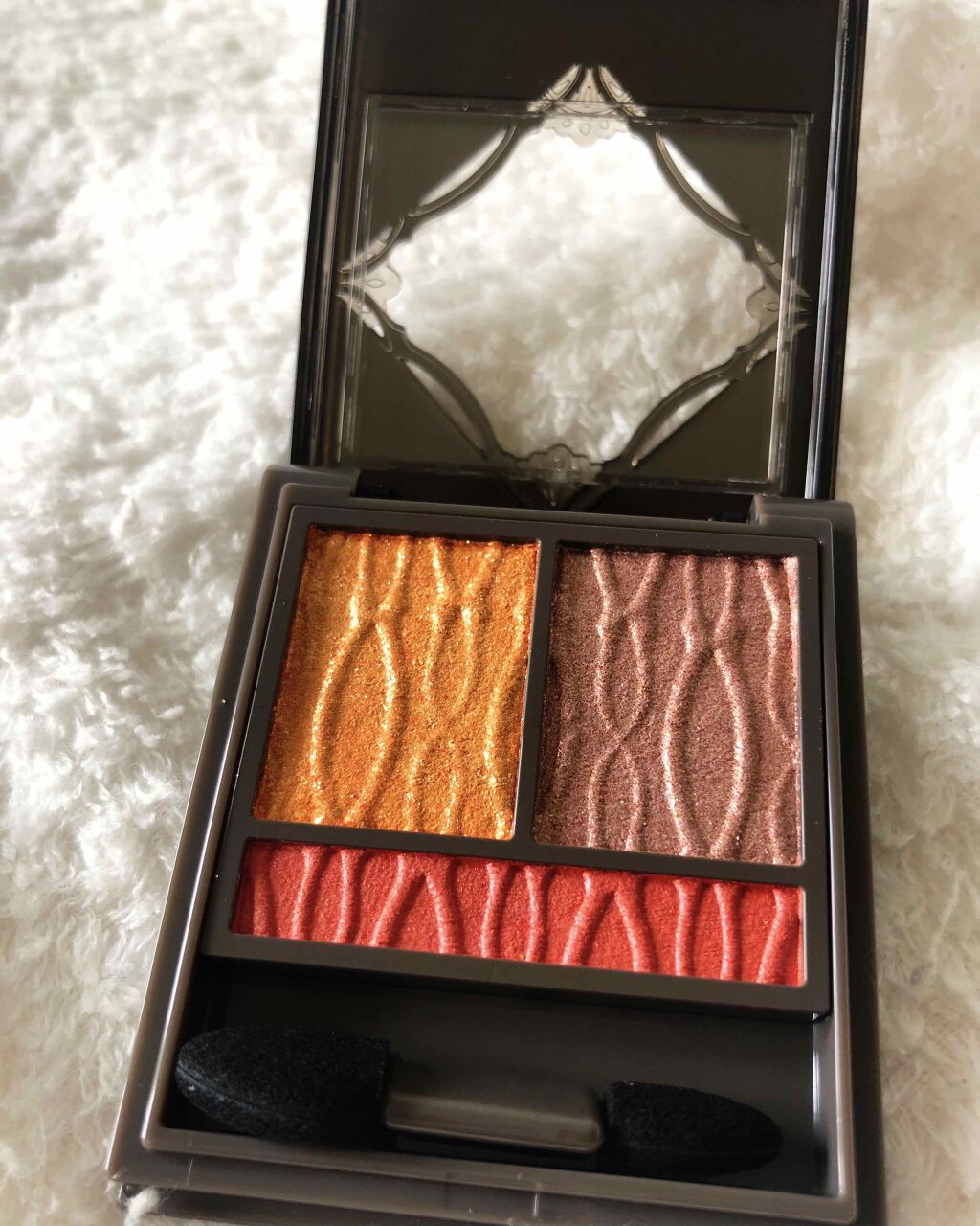 プリズムヴィーナス アイズ OR-5 バレンシアオレンジ系/Visée/アイシャドウパレットを使ったクチコミ（3枚目）