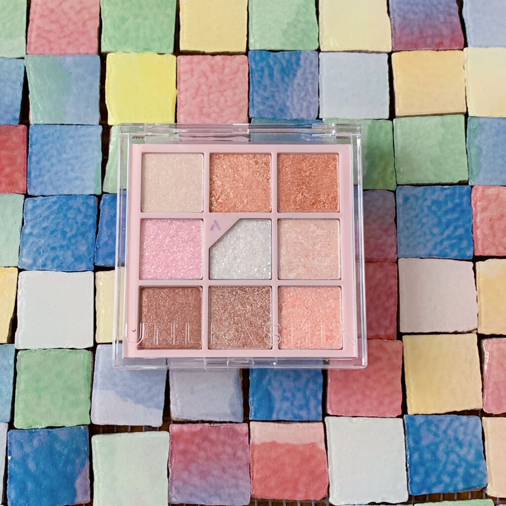 グリッターペディアアイパレット/unleashia/アイシャドウパレットを使ったクチコミ(3枚目)