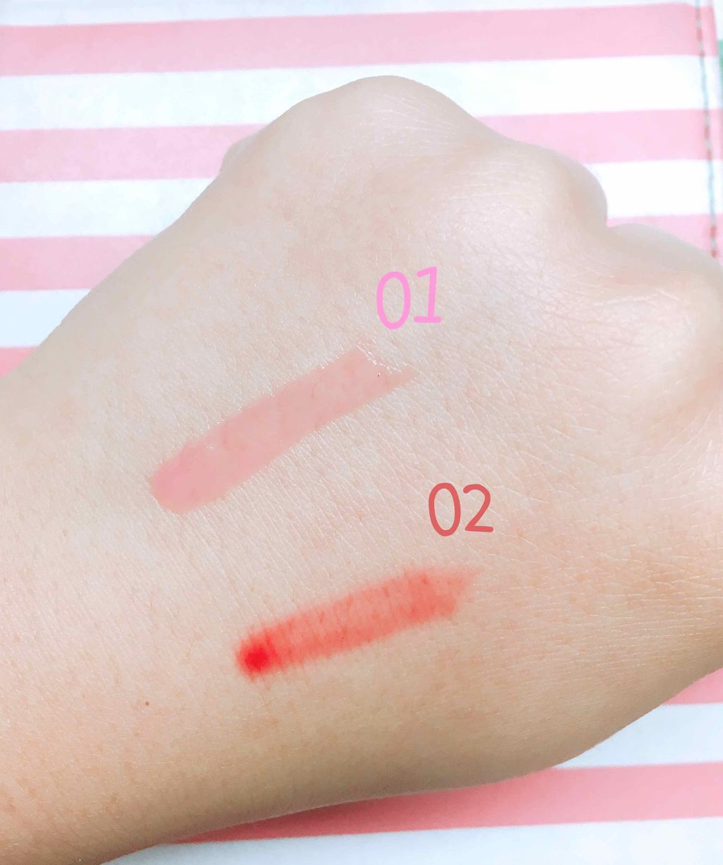 リップティントシロップ/キャンメイク/リップティントを使ったクチコミ（2枚目）