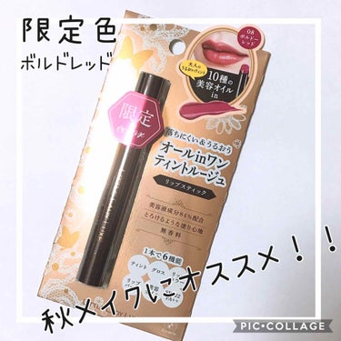 リトルレディリュクスの限定色！！
ボルドレッド♡

限定に弱い私は、買っちゃいました 笑

秋メイクにピッタリの深みのあるボルドー！

マットが苦手な方で秋色のリップをお探しの方
にとてもオススメ♡

