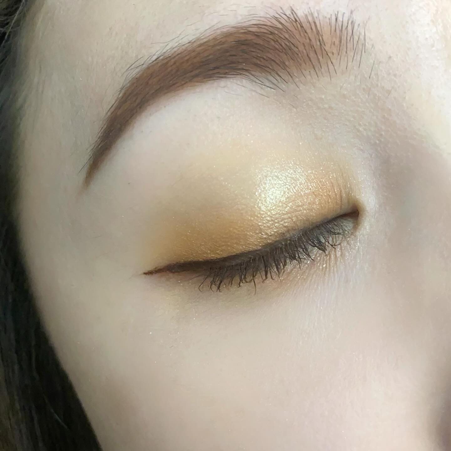 アディクション ザ アイシャドウ マット 105M Be Cheerful/ADDICTION/単色アイシャドウを使ったクチコミ（2枚目）