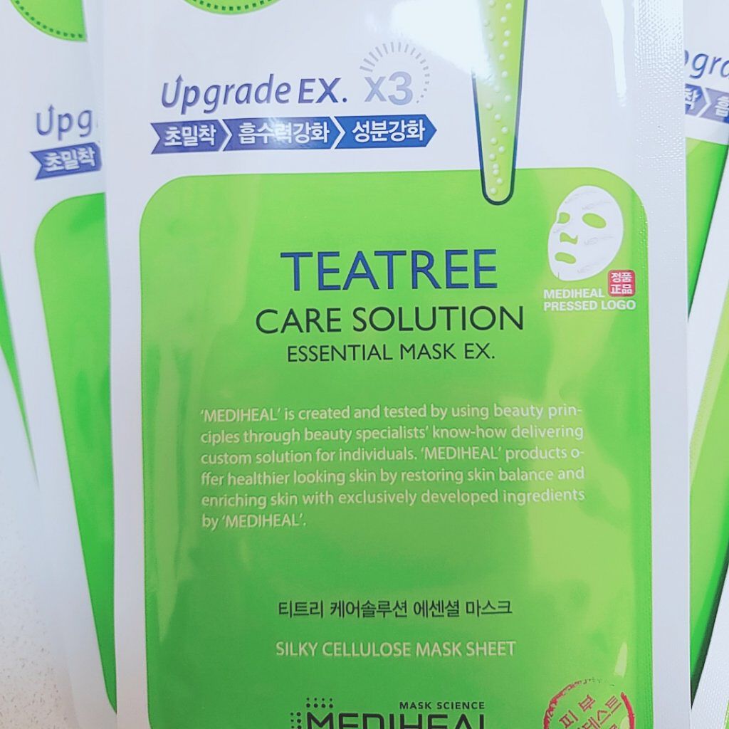 ティーツリーケア ソリューション エッセンシャルマスクEX/MEDIHEAL/シートマスク・パックを使ったクチコミ（2枚目）