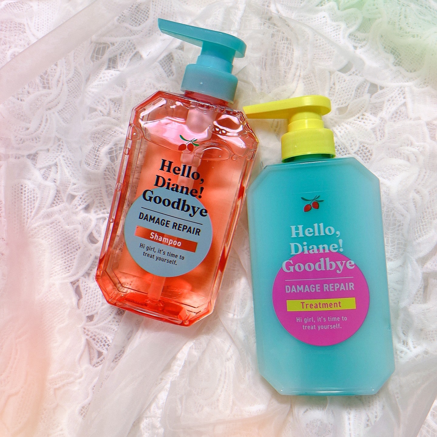 ハローダイアン グッバイ ダメージリペア シャンプー/トリートメント/ダイアン/市販シャンプーを使ったクチコミ（1枚目）