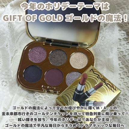 トレジャー アイシャドウ パレット ×6/M・A・C/アイシャドウパレットを使ったクチコミ(2枚目)