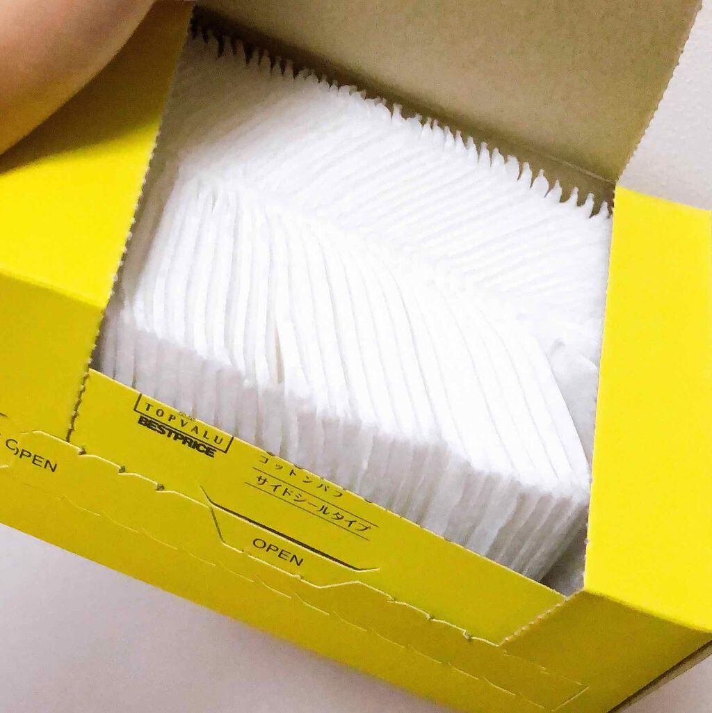 コットンパフ/トップバリュ ベストプライス/コットンを使ったクチコミ(3枚目)