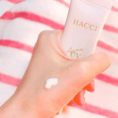 HACCI アクアUV Rのクチコミ「🍤3🍤

HACCI アクアUV R
【¥5,280】

大好きなHACCIの日焼け止めミルク.....」（3枚目）