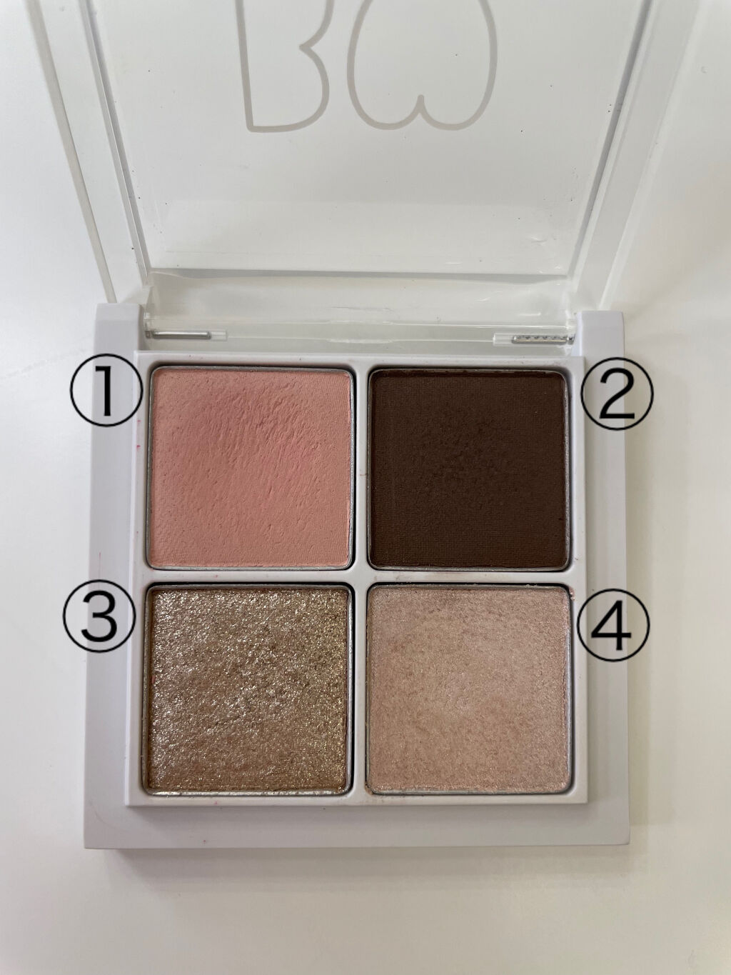 THE アイパレR/b idol/アイシャドウパレットを使ったクチコミ（3枚目）