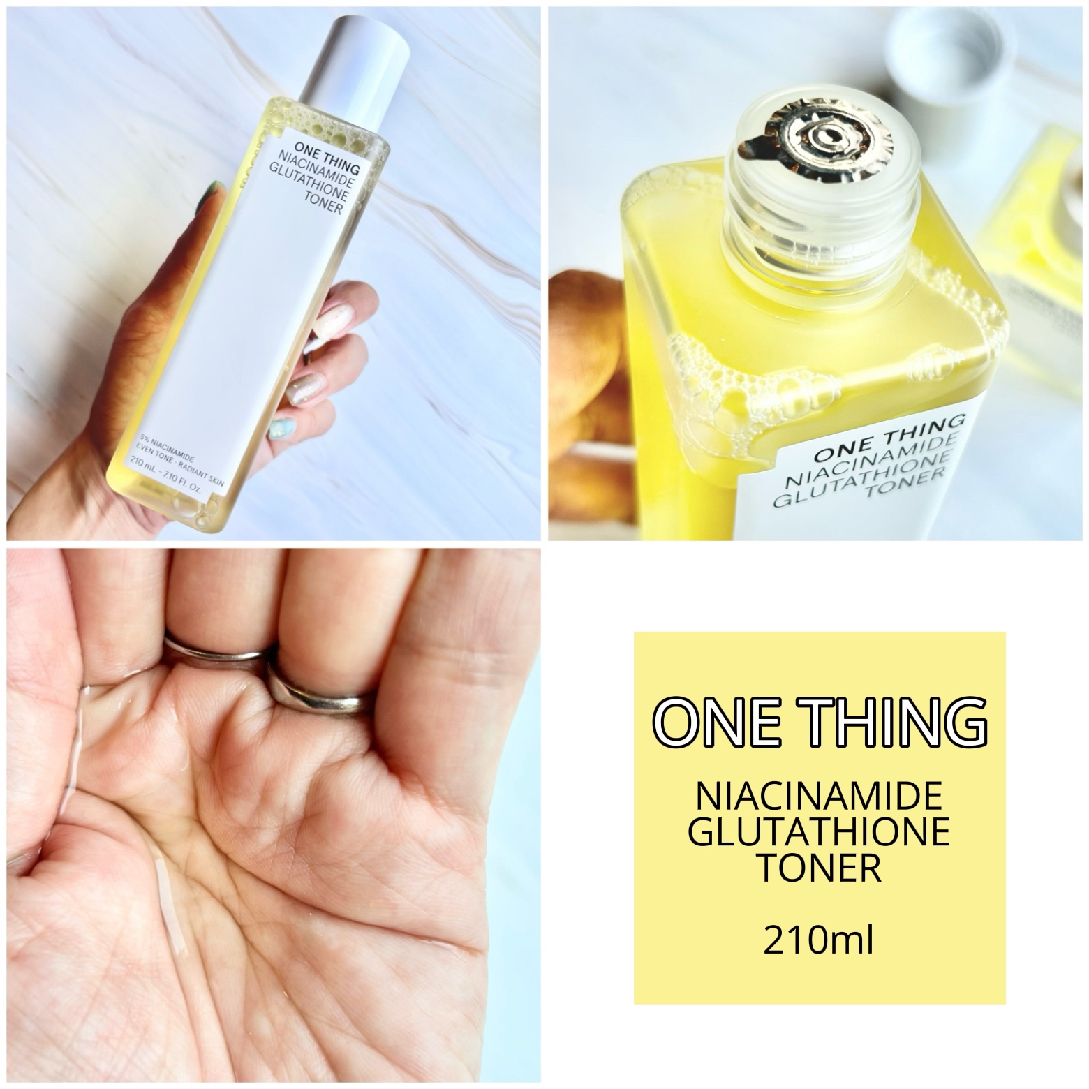 ナイアシンアミドグルタチオントナー/ONE THING/化粧水を使ったクチコミ（3枚目）