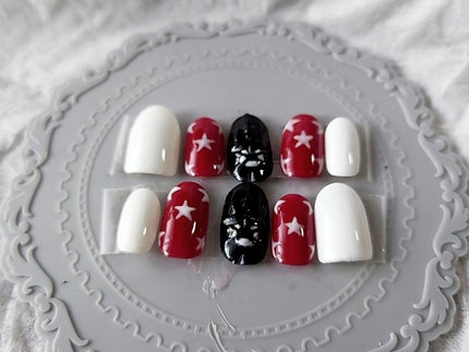 アイシングジェルネイル/セリア/ジェルネイルを使ったクチコミ(1枚目)