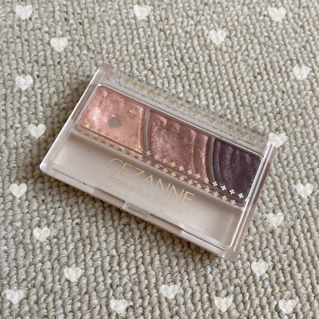 トーンアップアイシャドウ/CEZANNE/アイシャドウパレットを使ったクチコミ（2枚目）