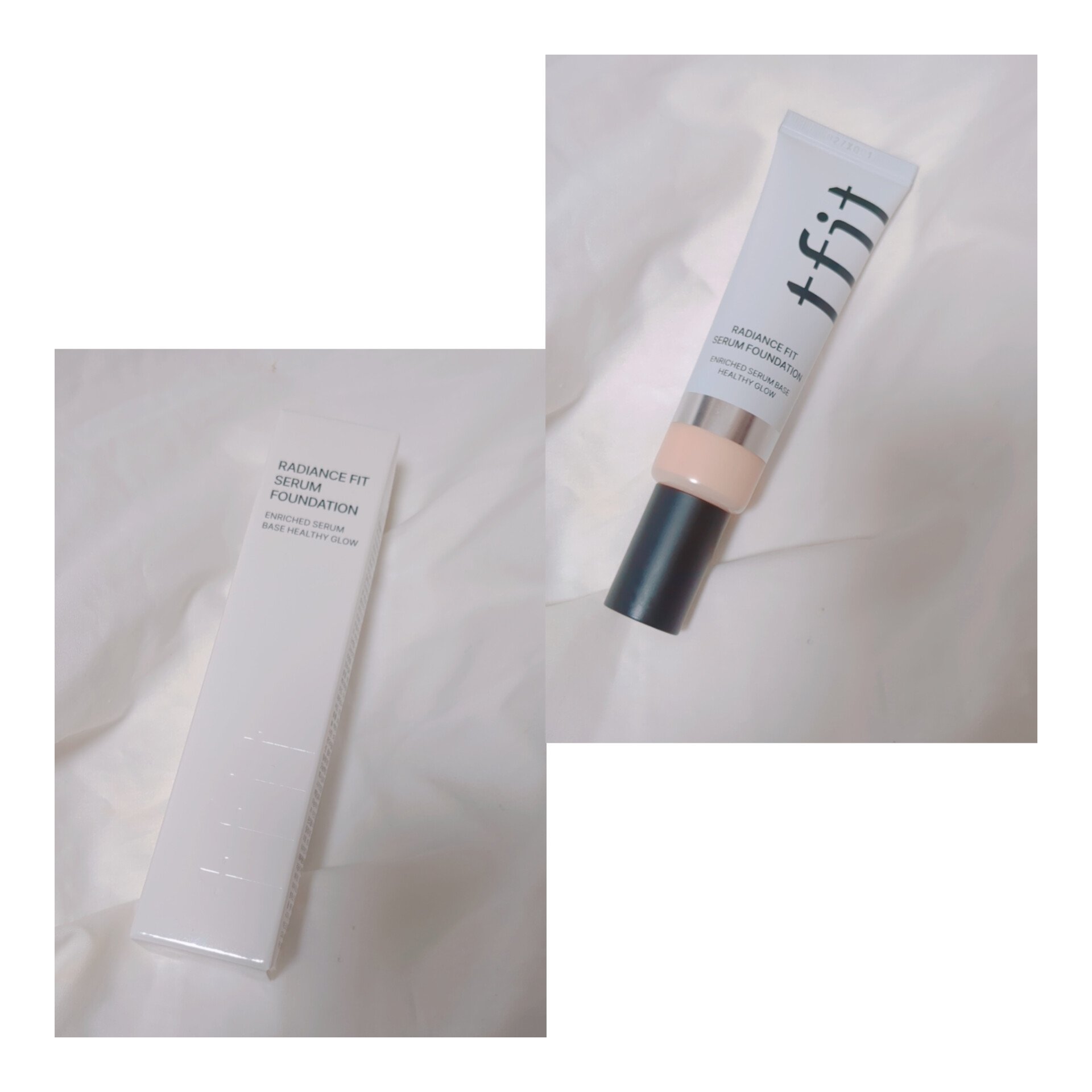 ラディアンスフィットセラムファンデーション W01 VANILLA/TFIT/リキッドファンデーションを使ったクチコミ（1枚目）