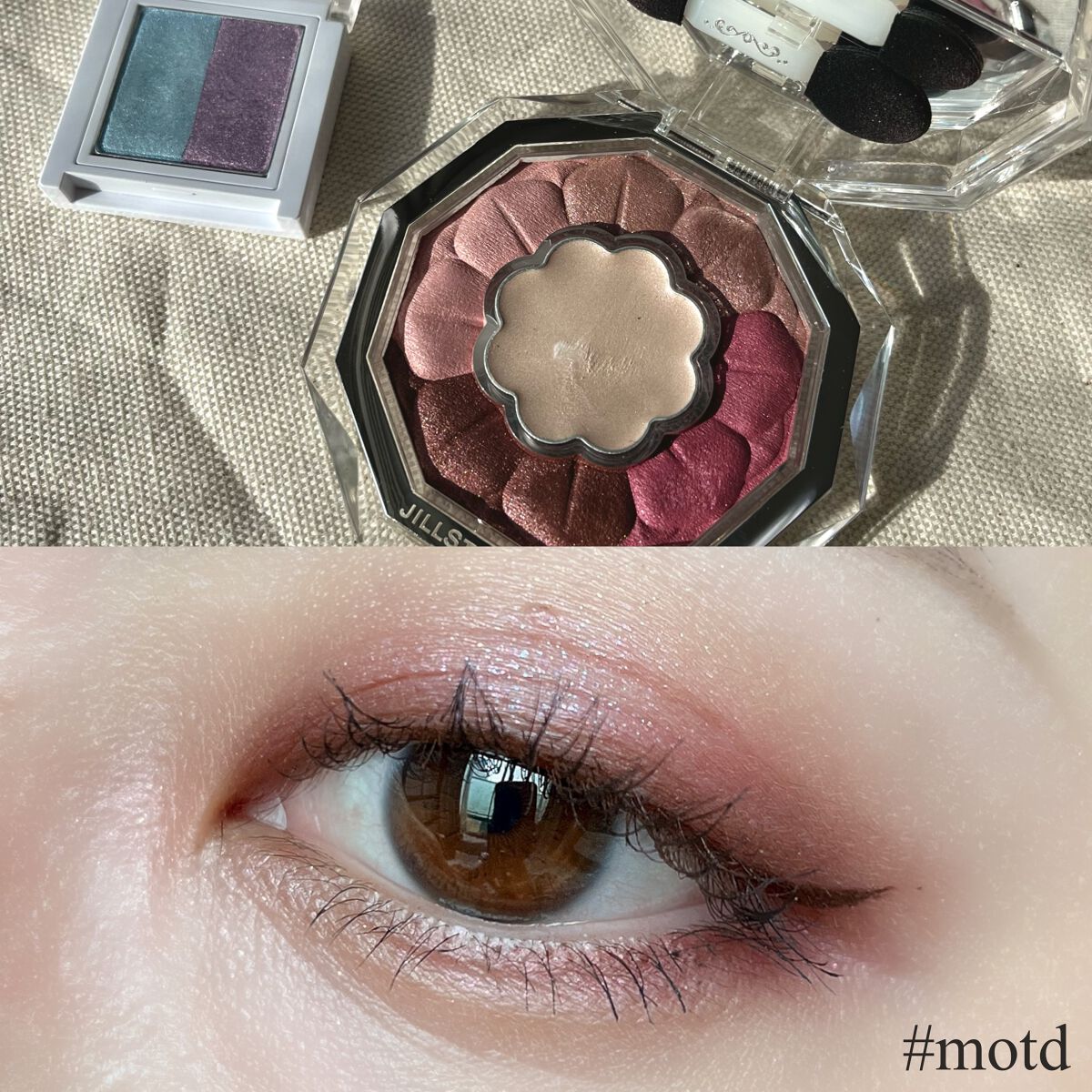 ラメシャワーシャドウ 03 snow sherbet is/funme＋ME/ジェル・クリームアイシャドウを使ったクチコミ（1枚目）