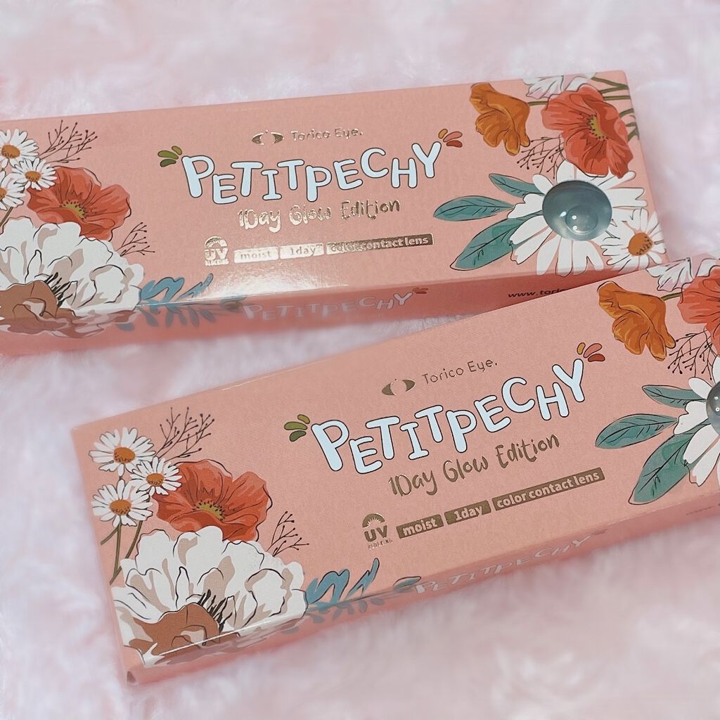 Petit Pechy Oneday GLOW EDITION/Torico Eye./カラーコンタクトレンズを使ったクチコミ(2枚目)