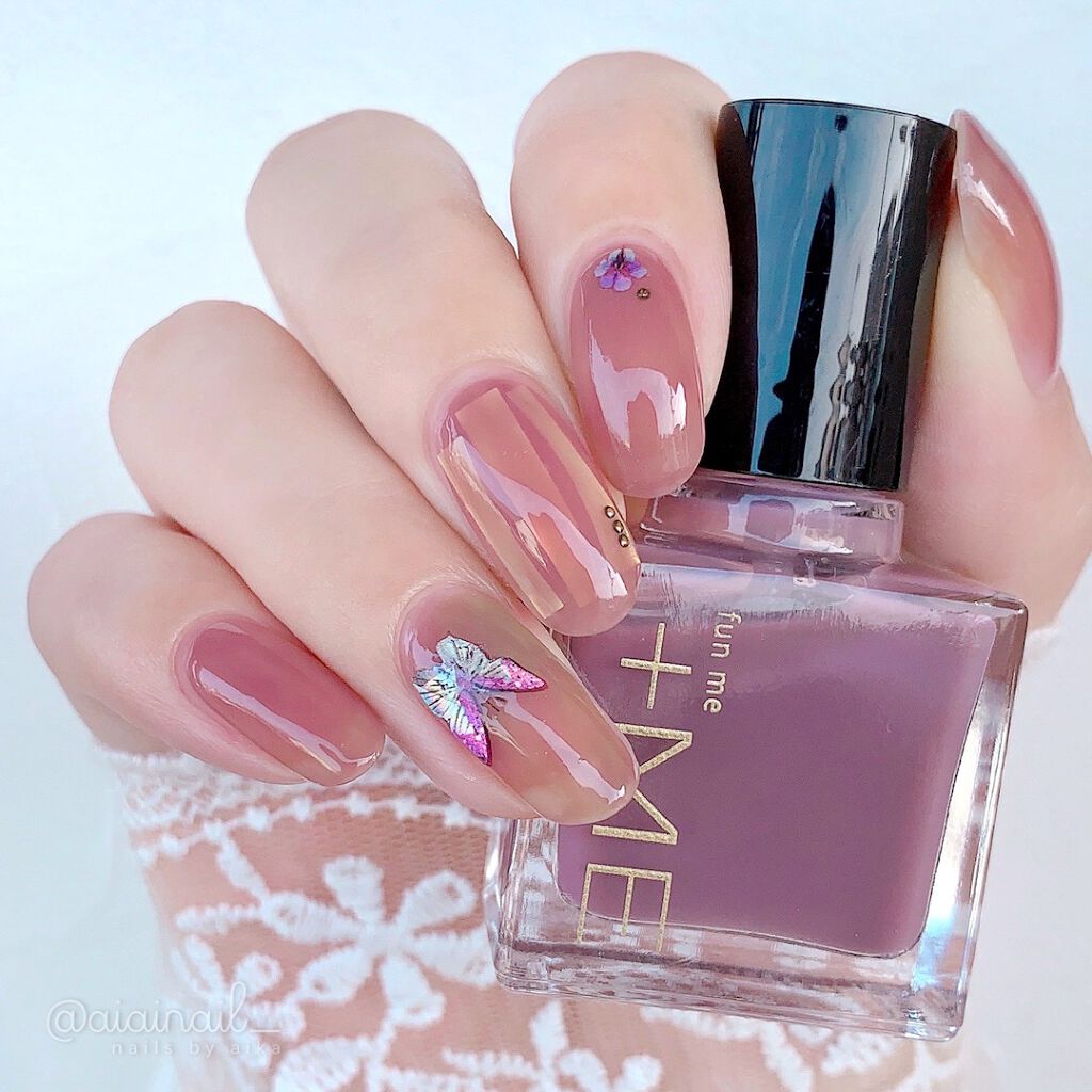 硝子ネイル/funme＋ME/マニキュアを使ったクチコミ（1枚目）