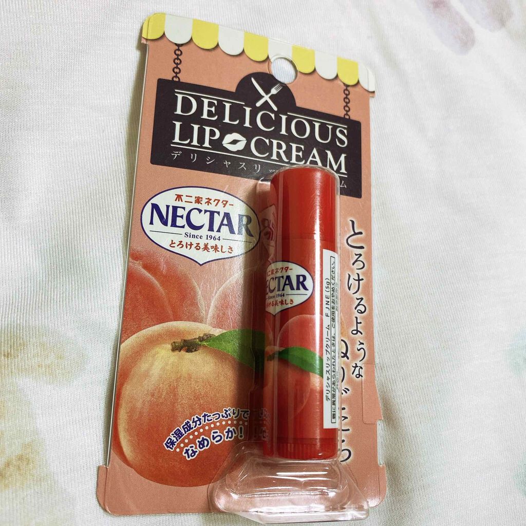 デリシャスリップクリーム ネクターの香り/デリシャスリップクリーム/リップクリームを使ったクチコミ(1枚目)