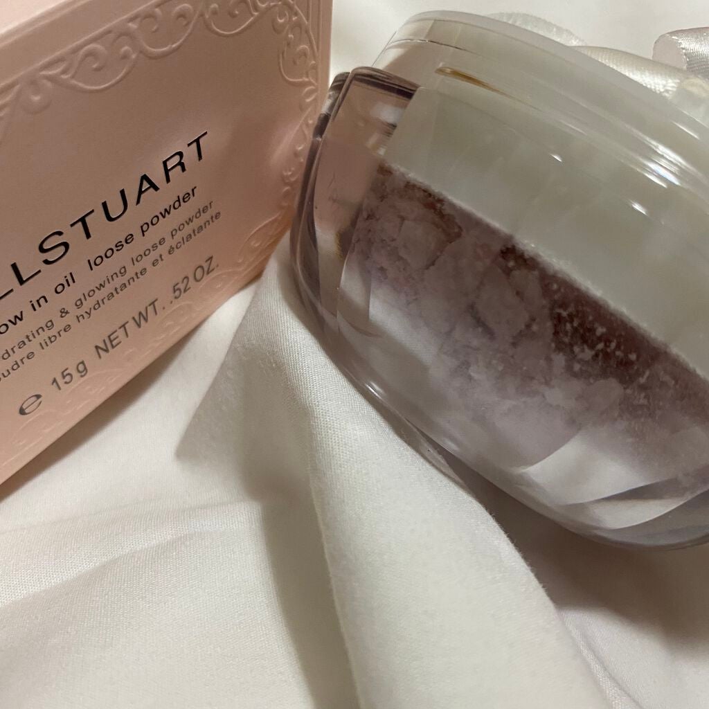 グロウインオイル ルースパウダー /JILL STUART/ルースパウダーを使ったクチコミ(3枚目)