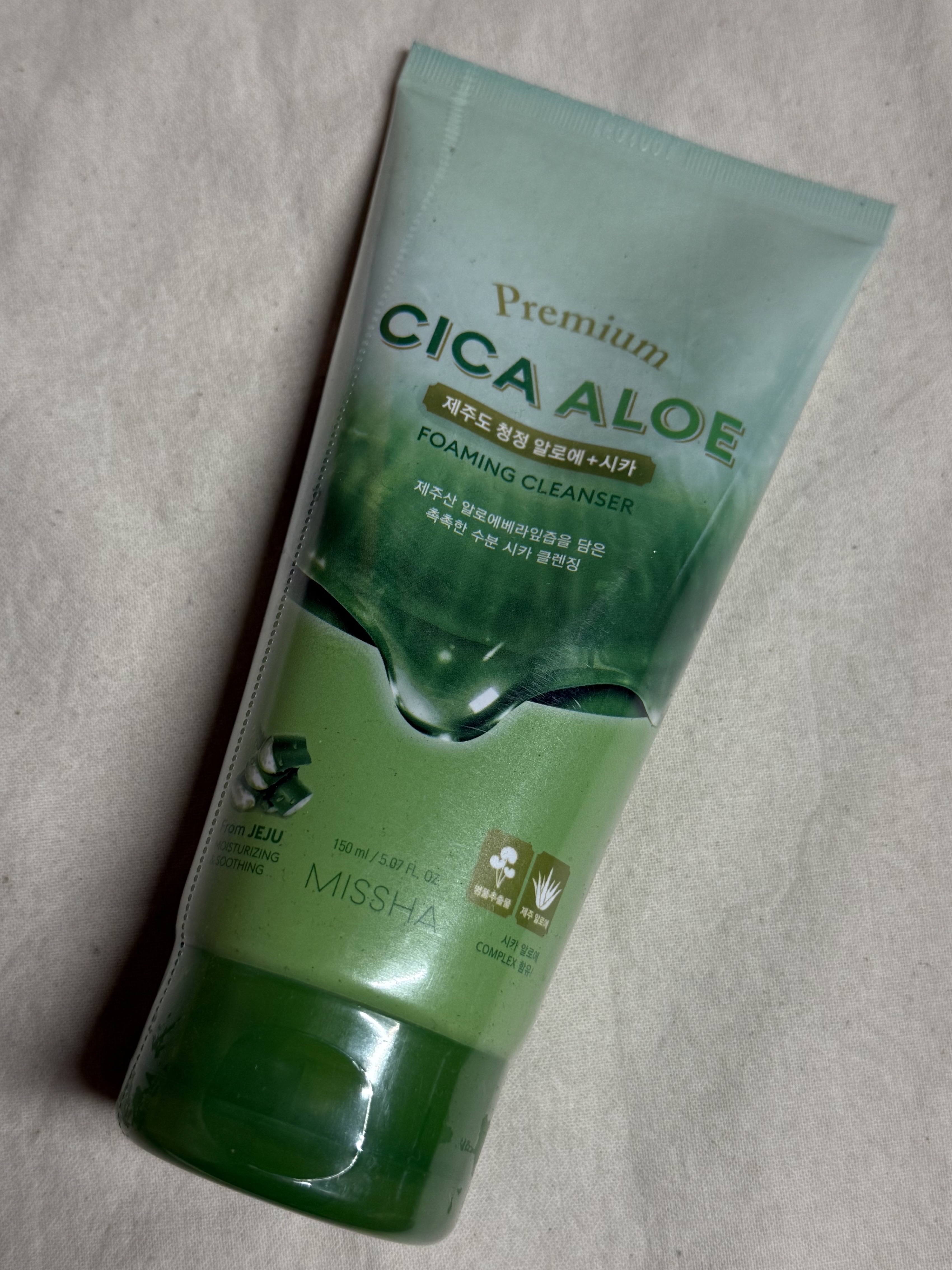 Premium Cica Aloe Foam Cleanser/MISSHA/洗顔フォームを使ったクチコミ（1枚目）