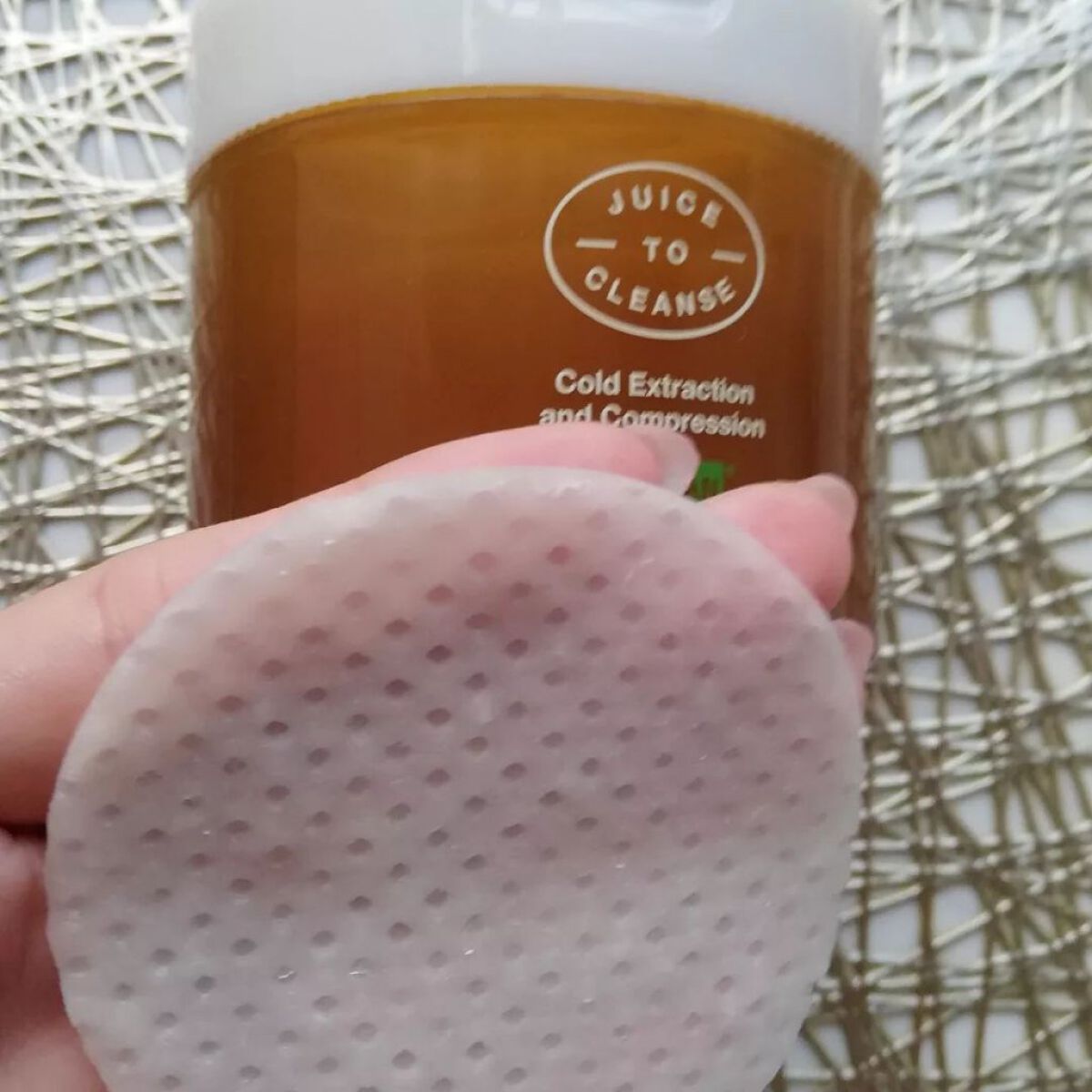 ビネガー コンブチャ ヴィーガン カーミングパッド/JUICE TO CLEANSE/トナーパッドを使ったクチコミ(4枚目)